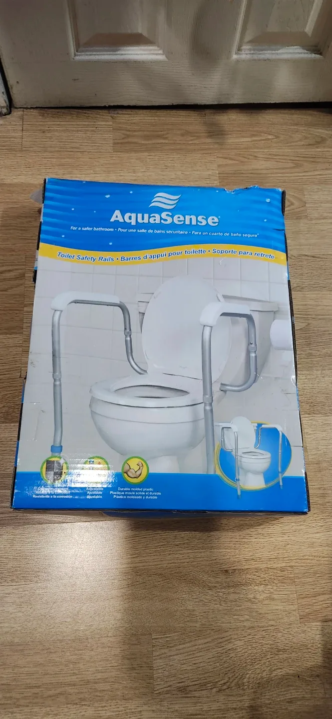 AquaSense Toilet Safety Rails - New in Box image indicator(4)