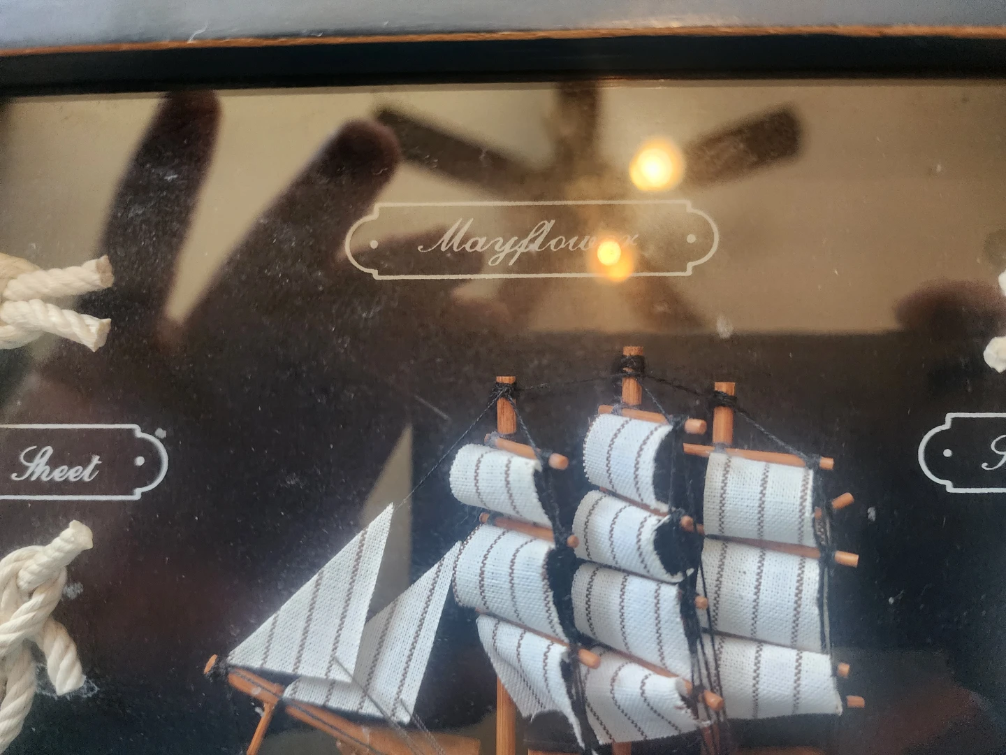 🥕Mayflower Nautical Rope Knot Display - photo 2