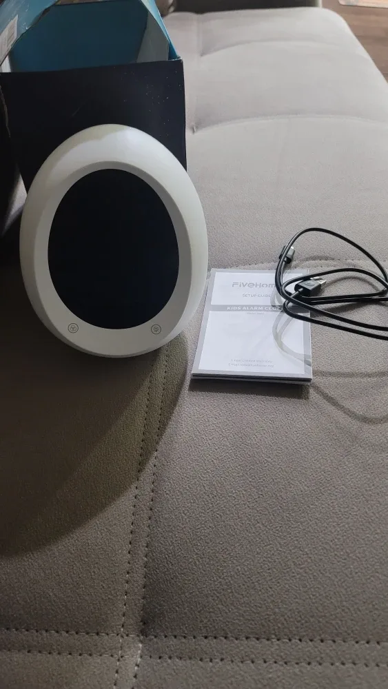 Kids Alarm Clock, Toddler Sleep Training Clock with Sun &.... image indicator(8)