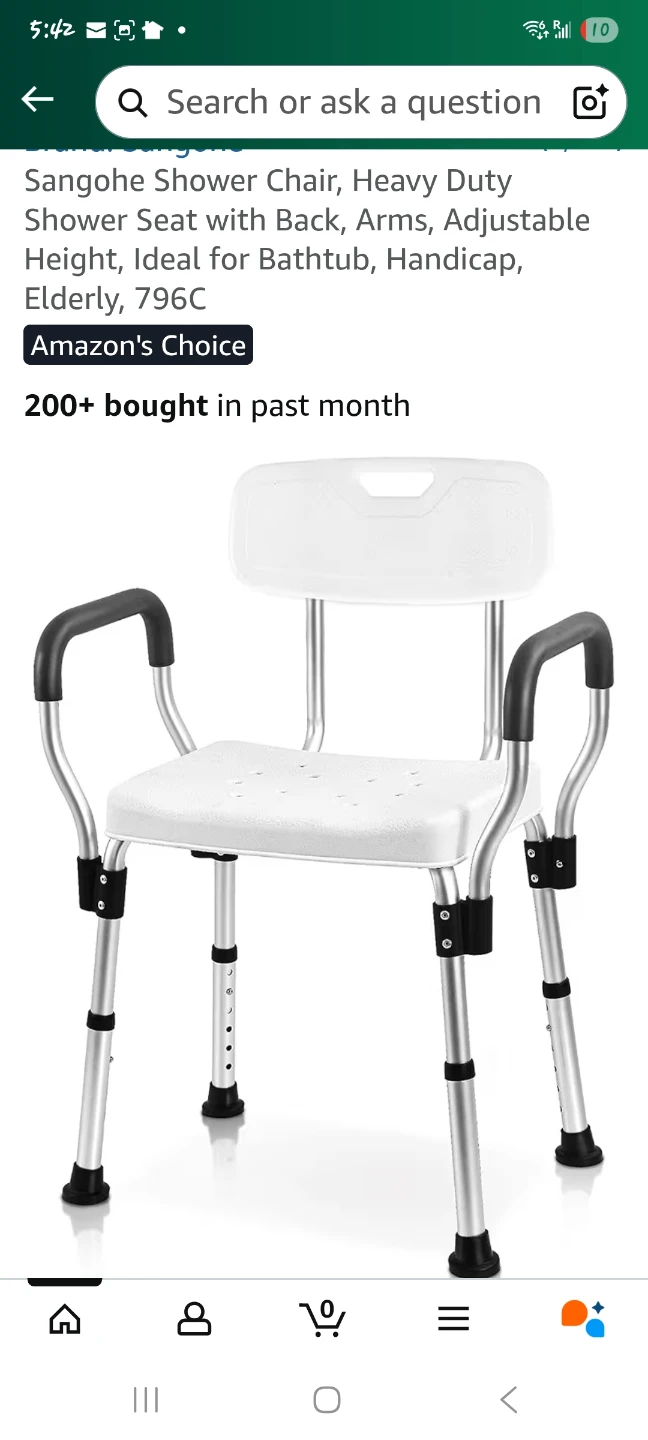 Heavy Duty Shower Chair - NEW