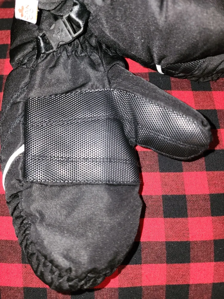 Hot Paws Black Mittens - Kids Size L/XL (8-12 Years) image indicator(2)