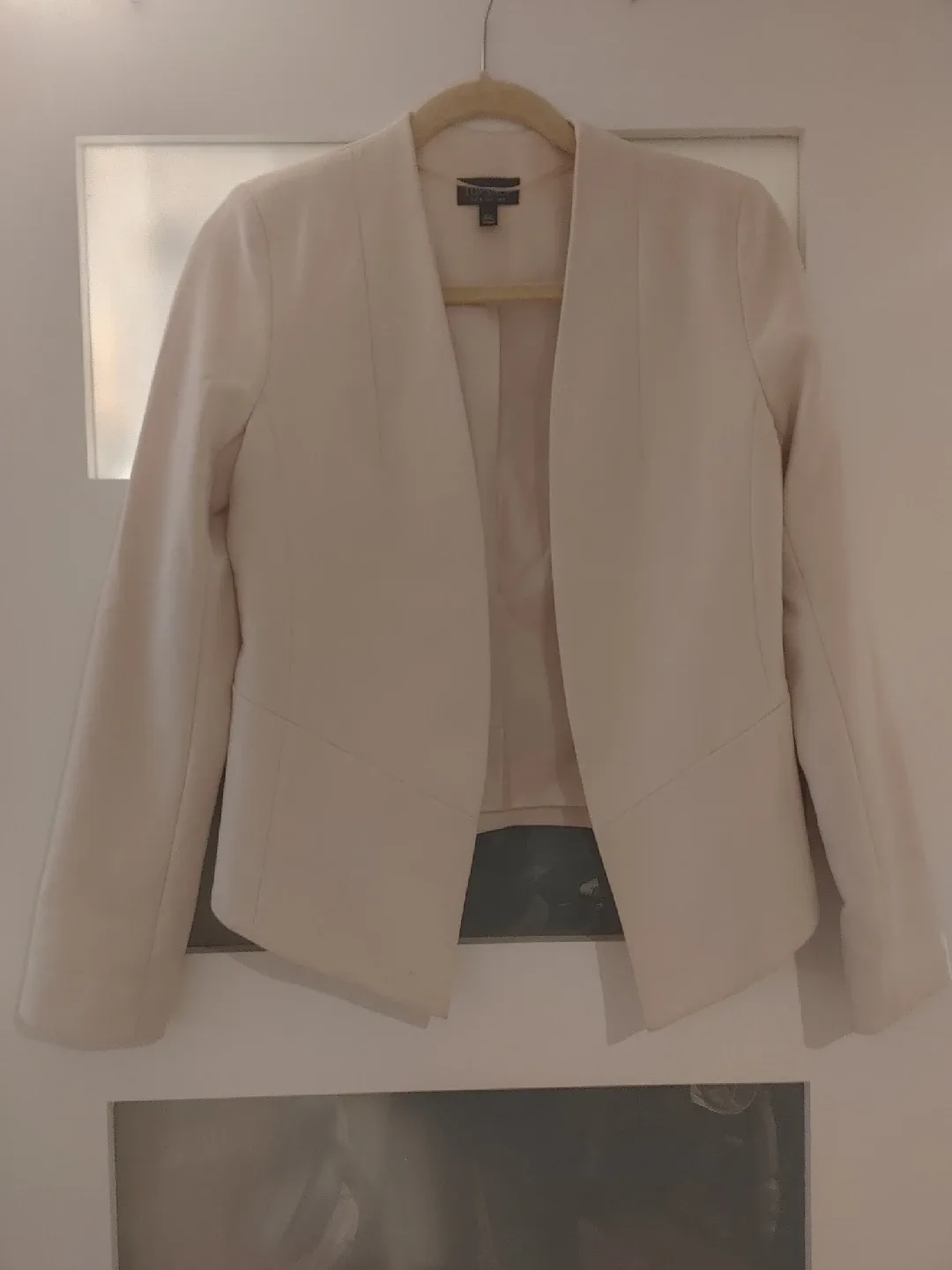 Topshop Cream Blazer - Size US 4