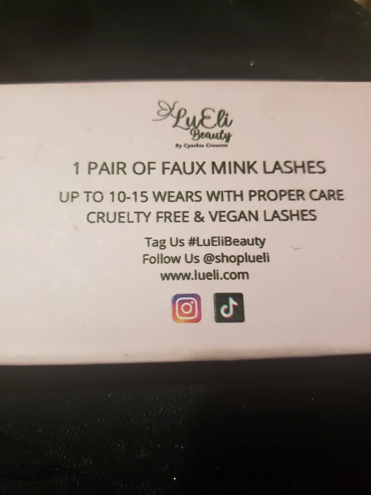 LuEli Beauty Faux Mink Lashes - New image indicator(3)