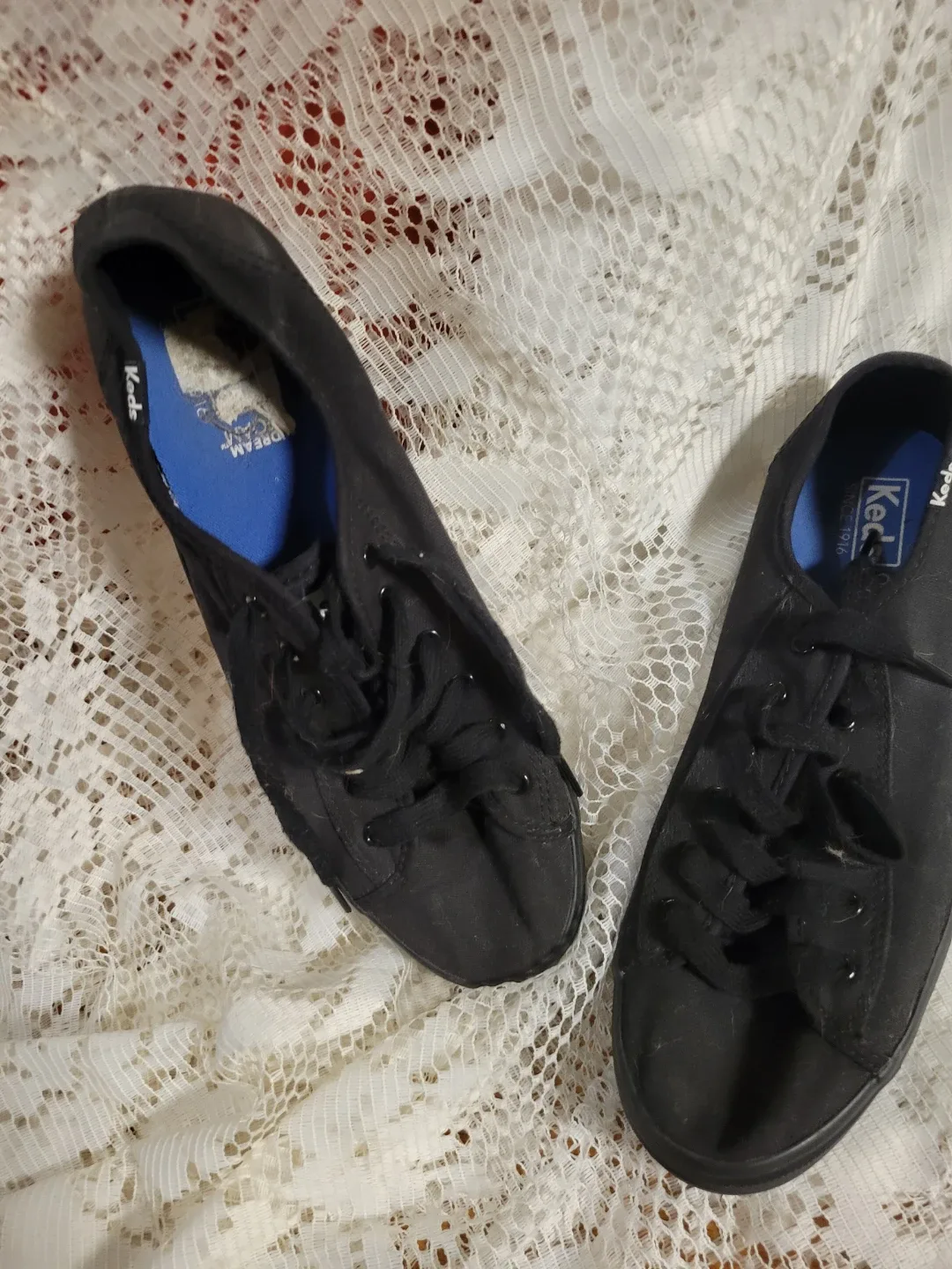 Keds Black Canvas Sneakers thumbnail