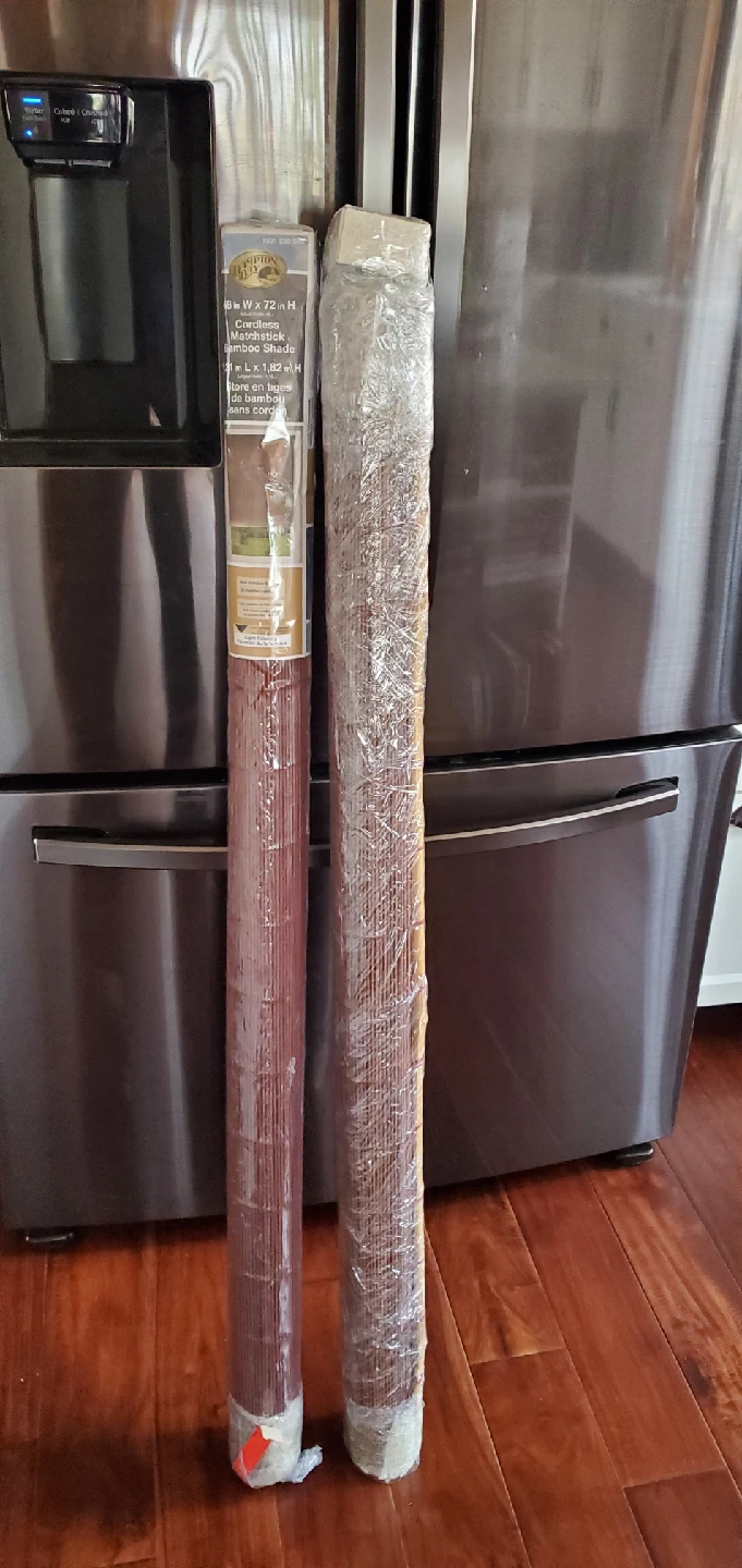 Blinds - Hampton Bay 48x72 Cordless Bamboo Shade - photo 2