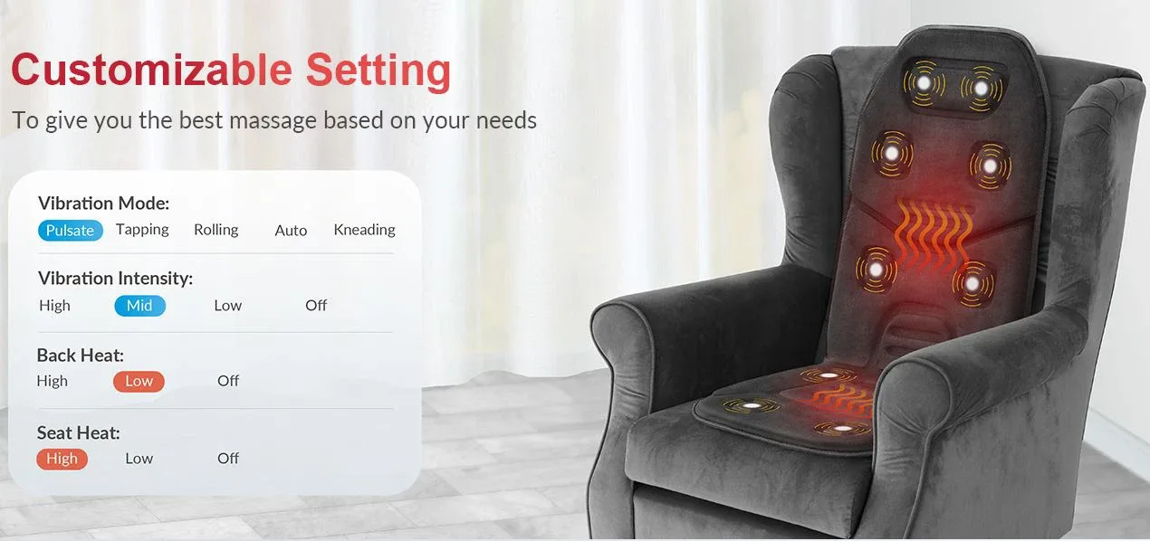 Back Massager with Heat and Vibration – Brand New image indicator(6)