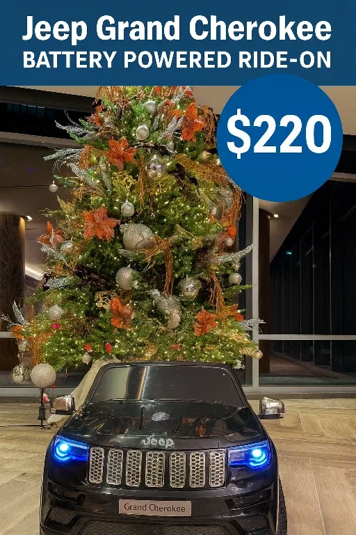 FOR SALE: Licensed Jeep Grand Cherokee 12V Ride-On Car