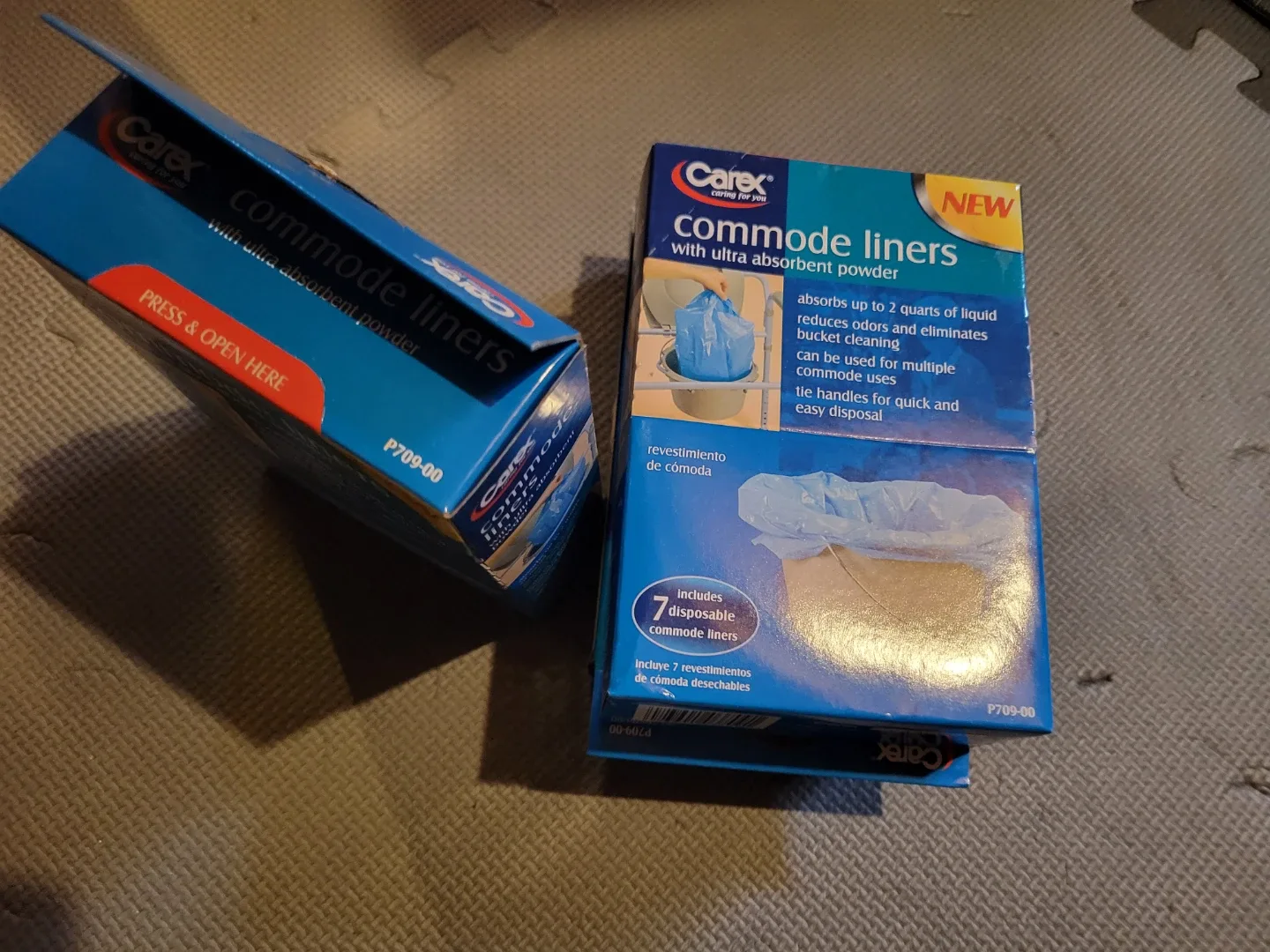 Carex Commode Liners - 7 Disposable Liners image indicator(5)