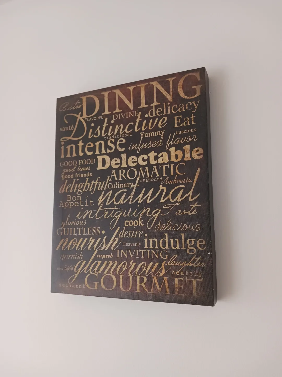 Dining Themed Wall Art Canvas – Elegant Kitchen Decor image indicator(2)