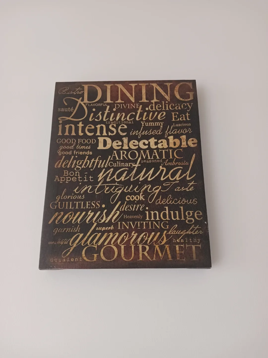 Dining Themed Wall Art Canvas – Elegant Kitchen Decor image indicator(4)