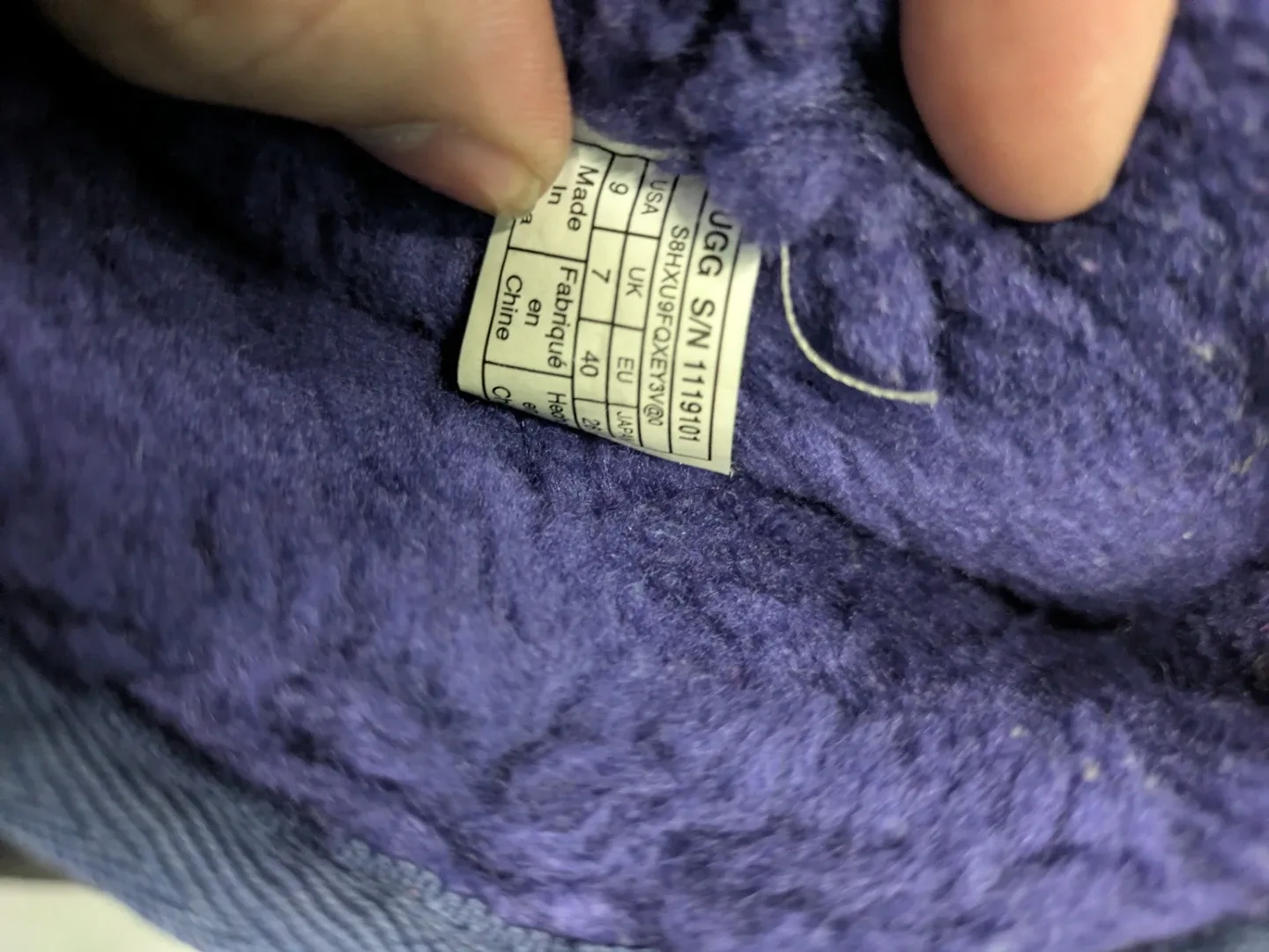 UGG WOMEN'S CLASSIC SUEDE STUDDED SHEARLING LINED BOOTS BLUE‎ image indicator(5)