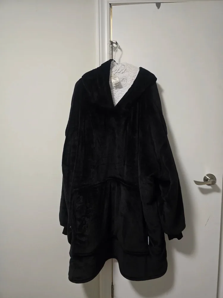 Oodie Original Hooded Blanket Extra Large Sweater - BLACK image indicator(2)