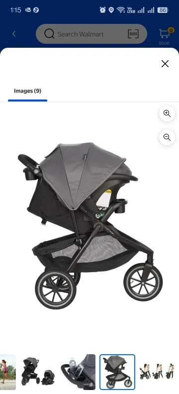 Evenflo Folio3 Stroll & Jog Travel System - Skyline image indicator(2)