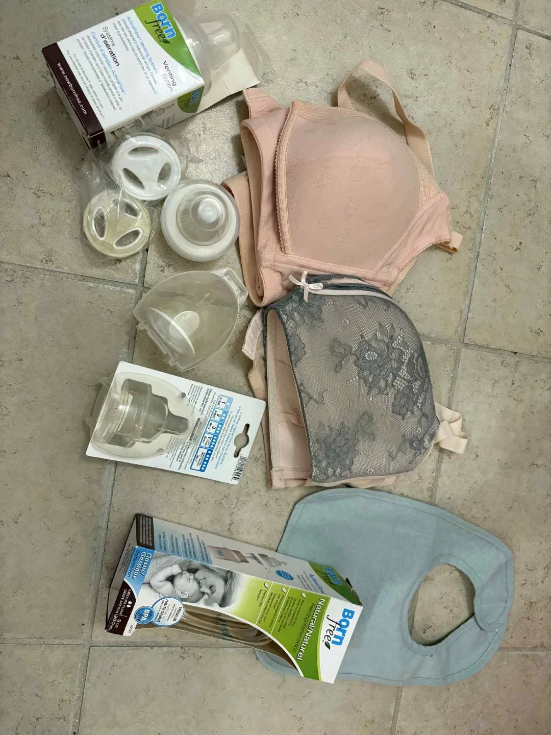 Baby girl Clothes Bundle + breastfeeding pillow + changing mat image indicator(7)