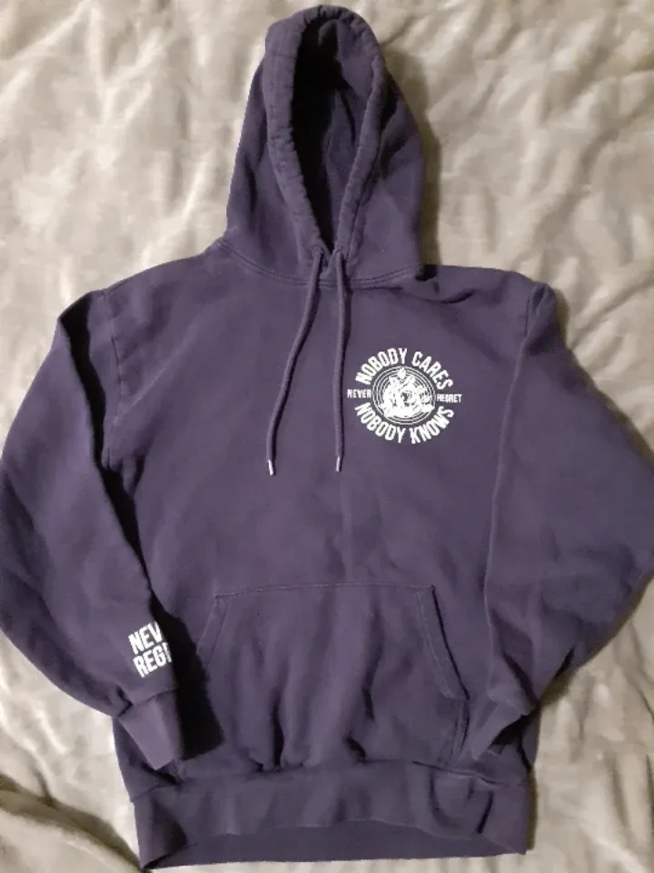 Nobody Cares Hoodie - Never Regret image indicator(2)