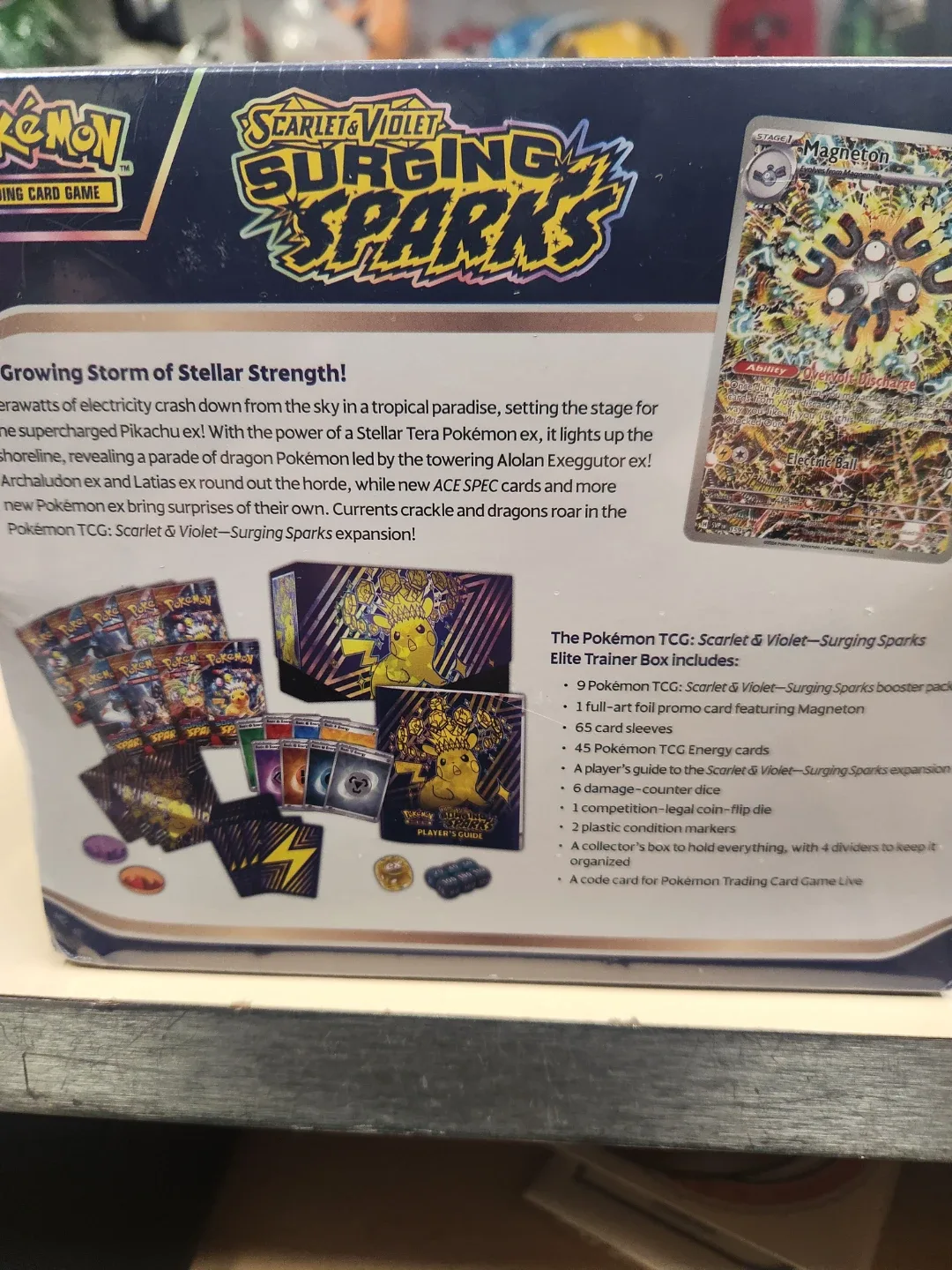 New Pokémon TCG:Surging Sparks Elite Trainer Box image indicator(3)