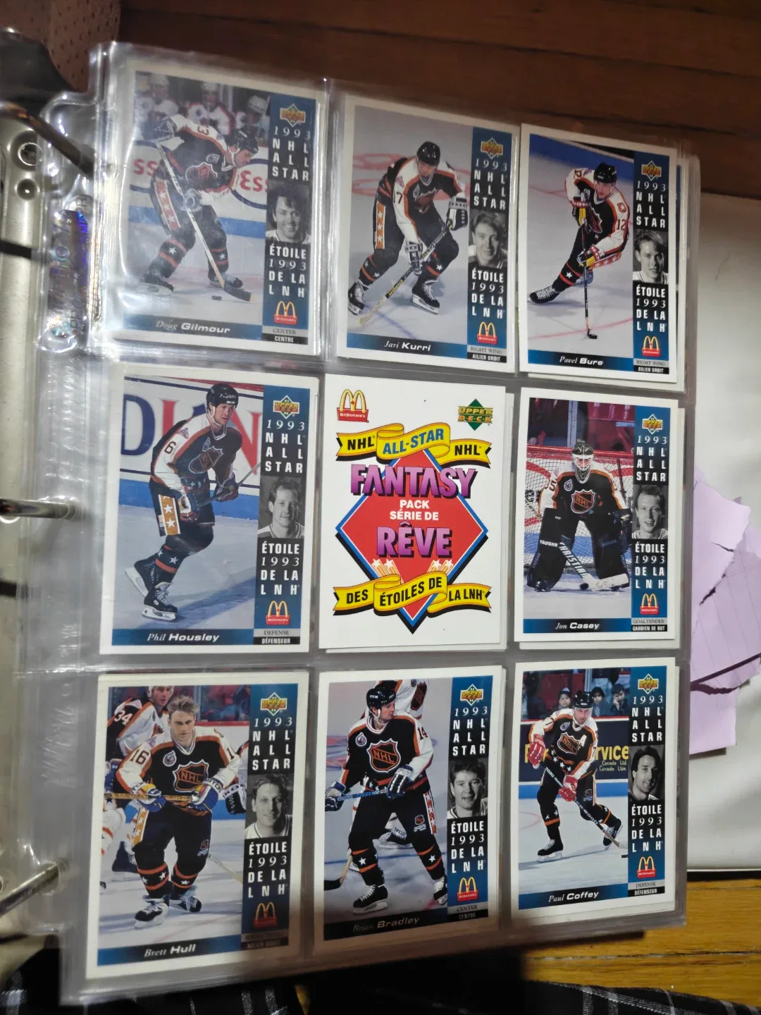 Vintage 1993 NHL Hockey Cards