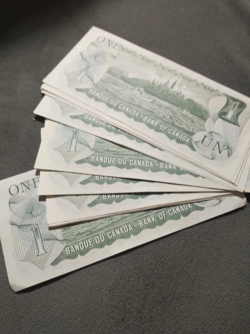 1973 Canada 20 consecutive uncirculated $1 banknotes image indicator(2)