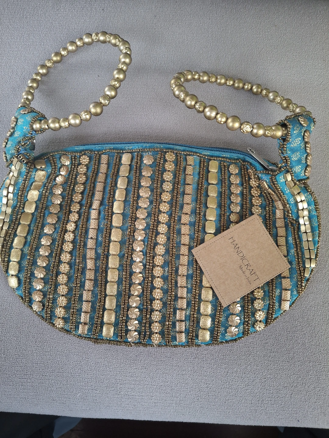 Handicraft Made in India Beaded Purse