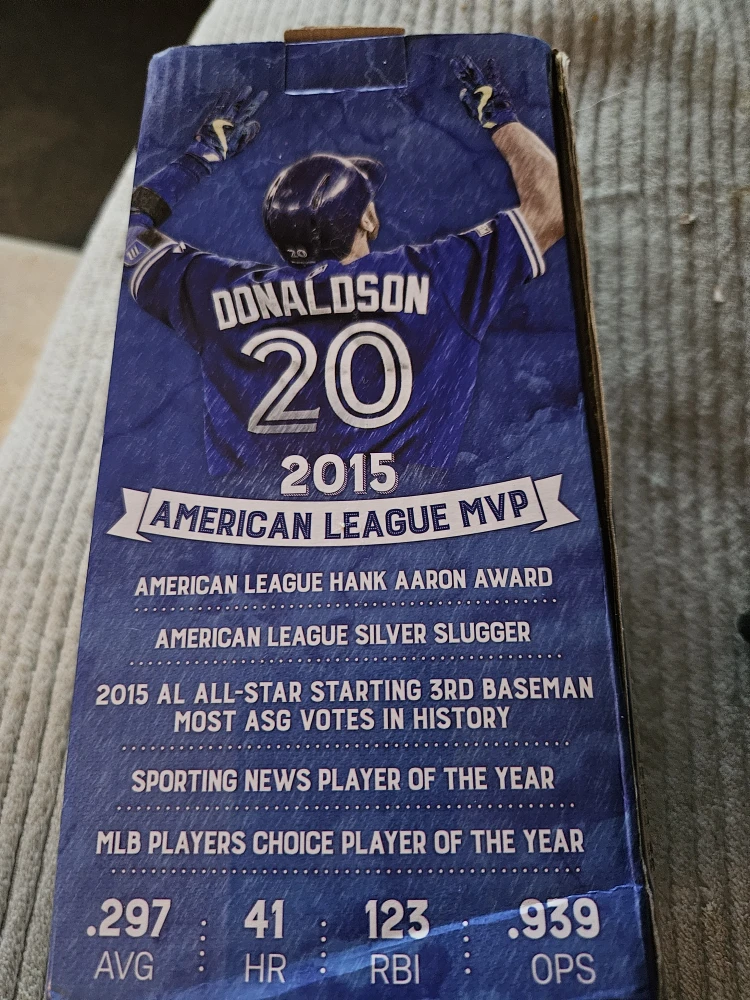 Josh Donaldson MVP Bobblehead - Blue Jays - photo 3
