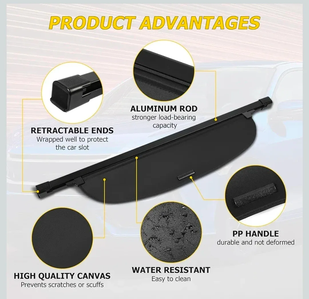 CRV 2017-2022 Retractable Rear Cargo Cover image indicator(8)