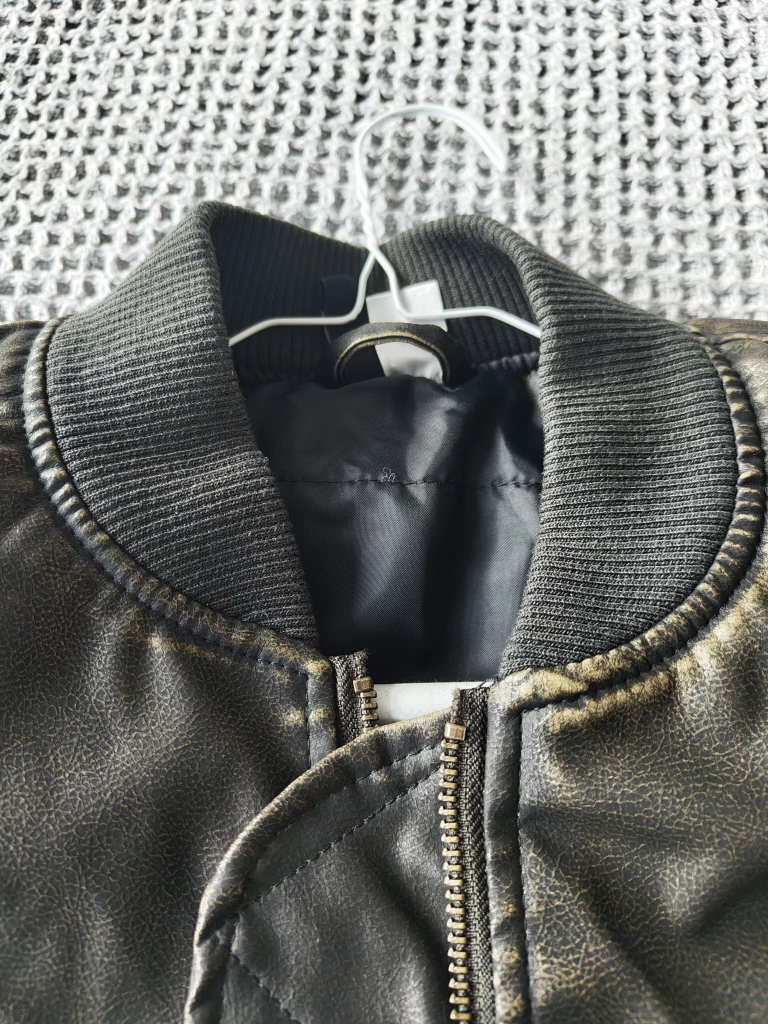 Black Bomber Jacket - photo 3