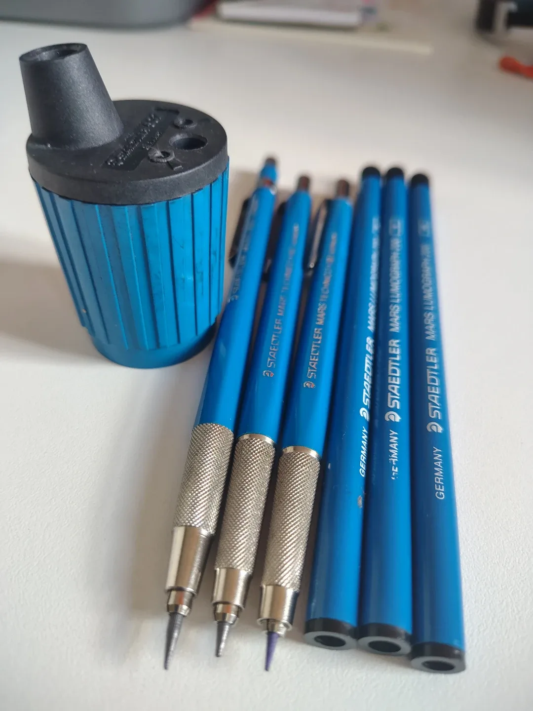 Staedtler Technical Pencils, Leads & Rotary Sharpener LOT – $30 image indicator(2)