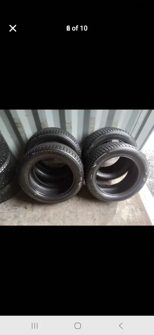 Set of 4 BRIDGESTONE Winter Tires (225/55R17) – Like New! image indicator(6)