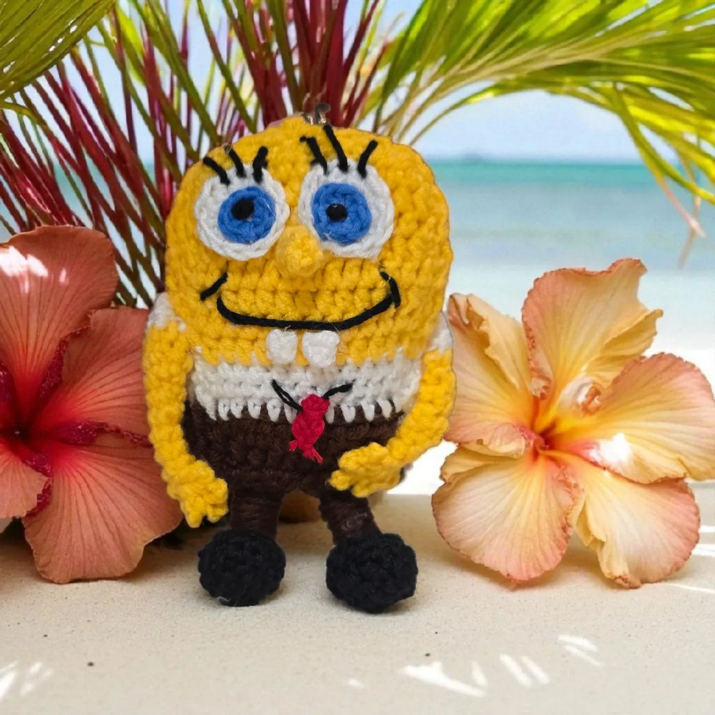 Spongebob Squarepants Crochet Keychain image indicator(3)