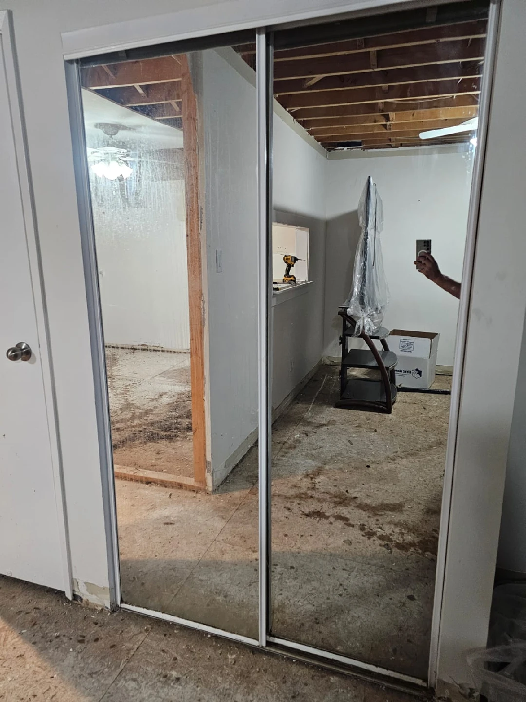 48x80 Sliding Closet Mirror