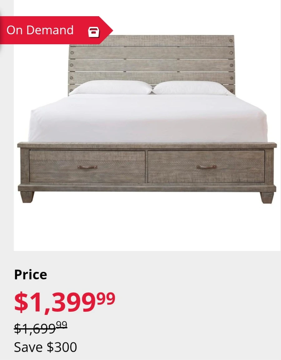 Ashley Naydell Queen Bed with Dresser & Mirror - photo 5