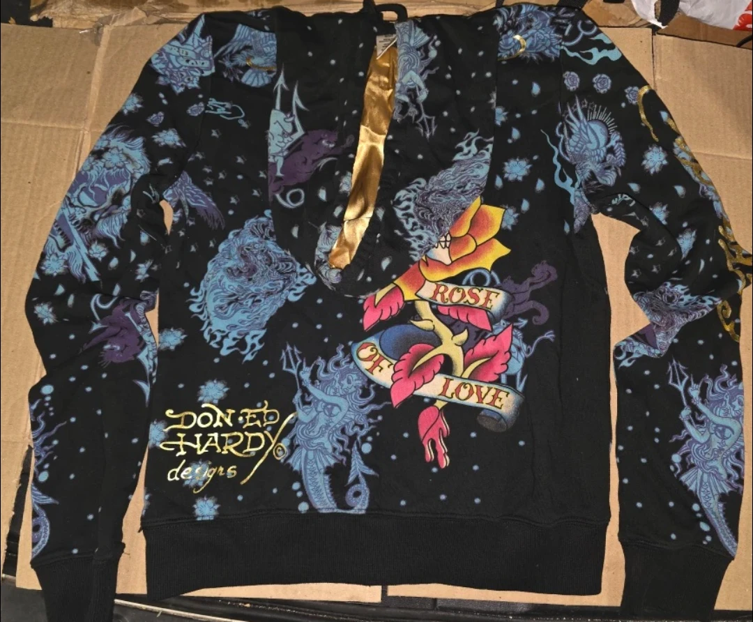 Ed Hardy Designs Zip-Up Hoodie - photo 3