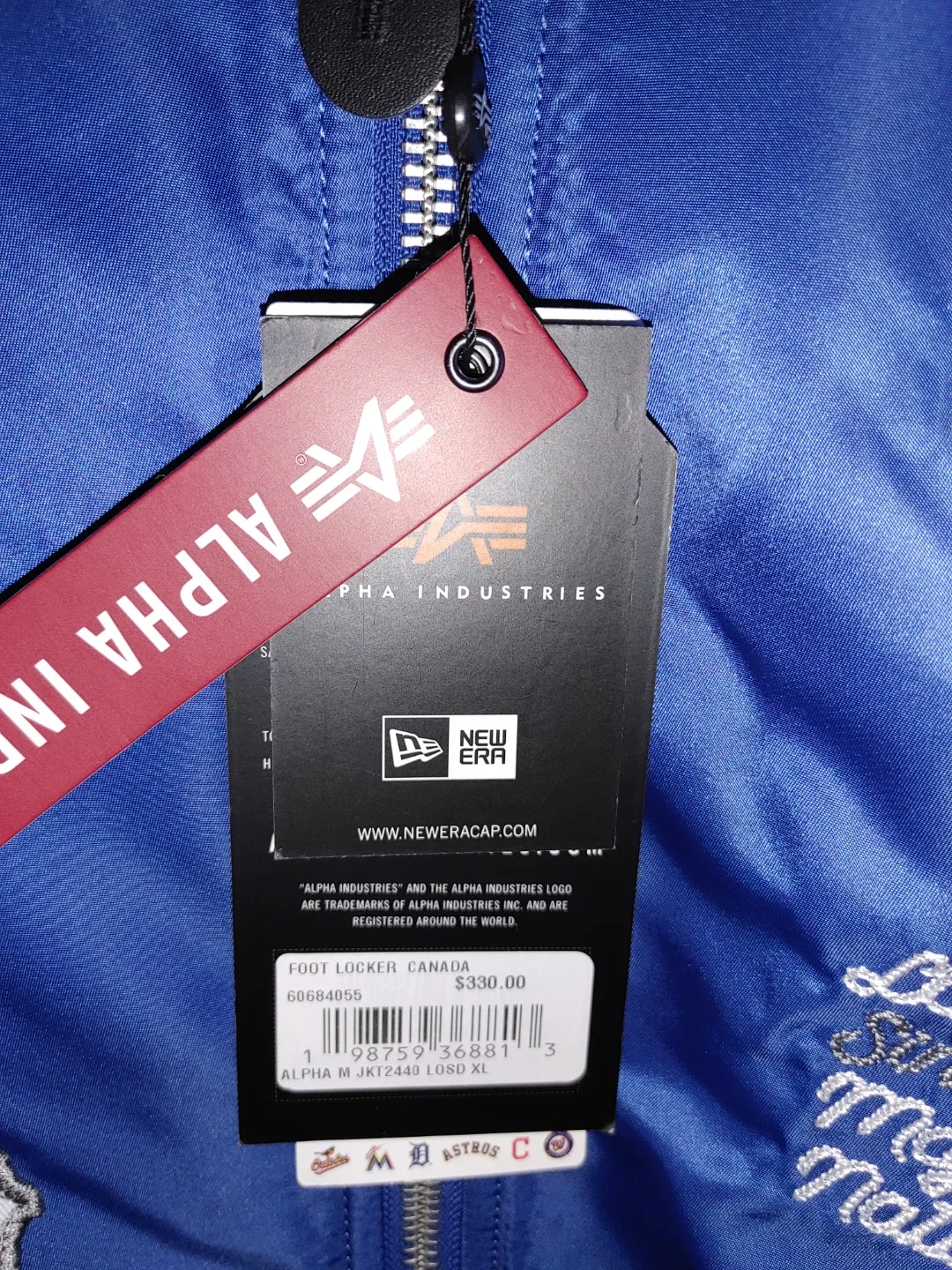 Alpha Industries Los Angeles Dodgers Bomber Jacket XL image indicator(2)