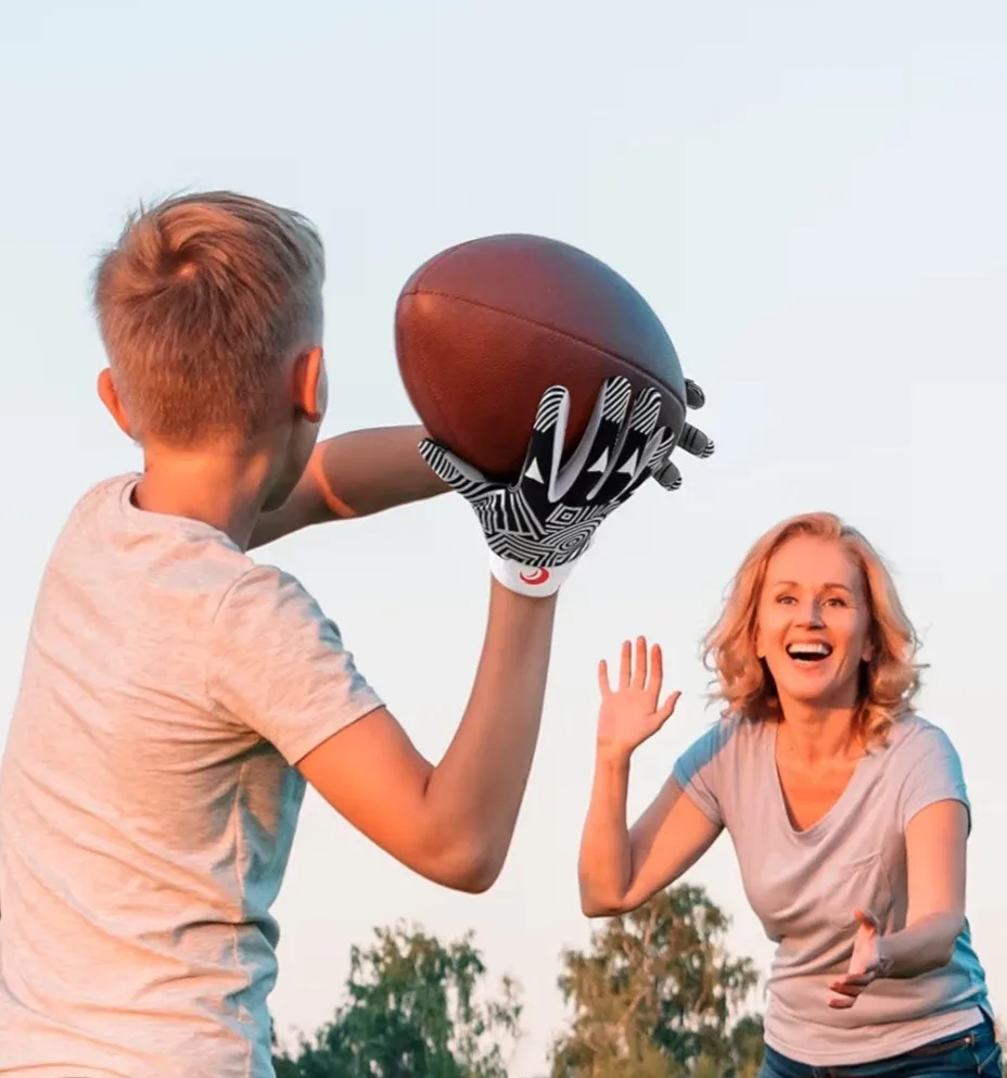 SPQMAT Football Receiver Gloves - Youth XL image indicator(4)