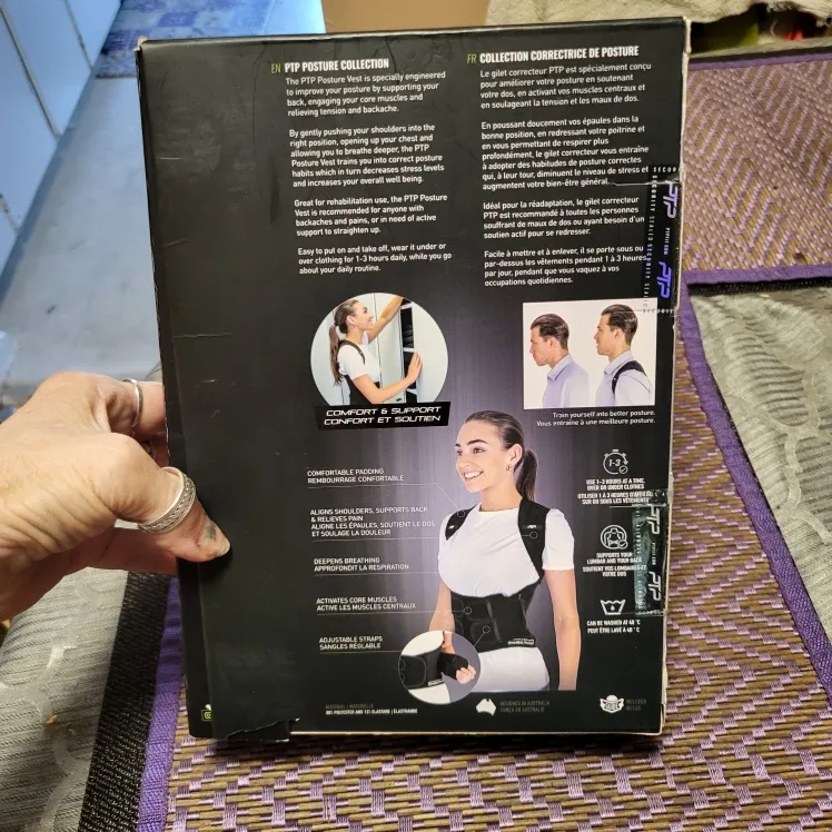 New PTP Posture Vest - XS Unisex image indicator(2)