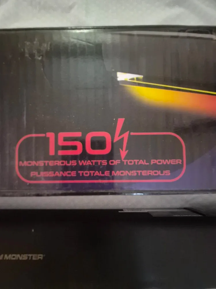 Monster 150 Watt Home Theater Bluetooth Soundbar w/ LED image indicator(8)