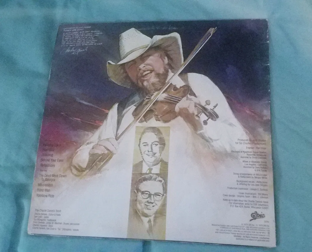 The Charlie Daniels Band Million Mile Reflections VG Condition image indicator(2)