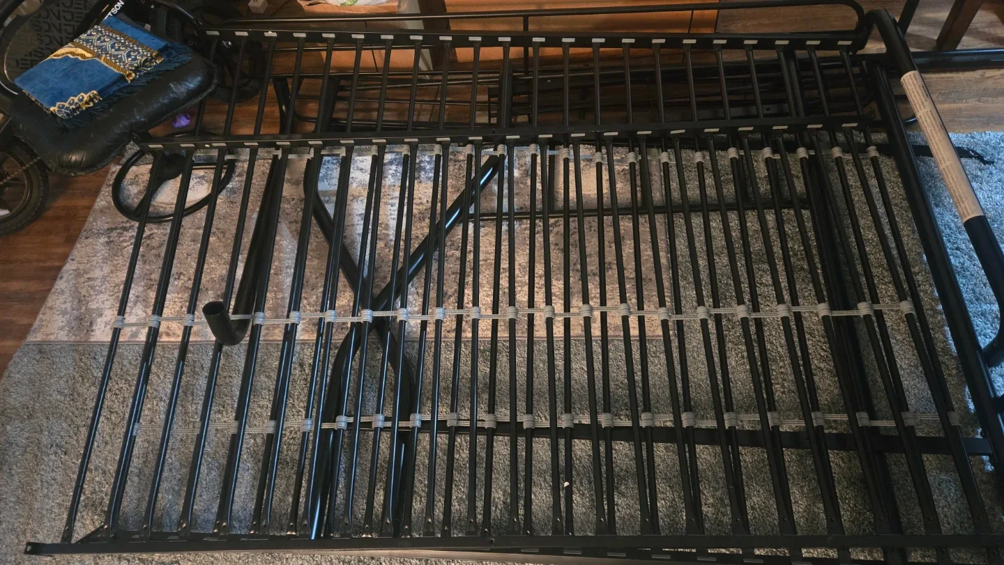 DHP Metal Bunk Bed Twin/Full - Black image indicator(2)