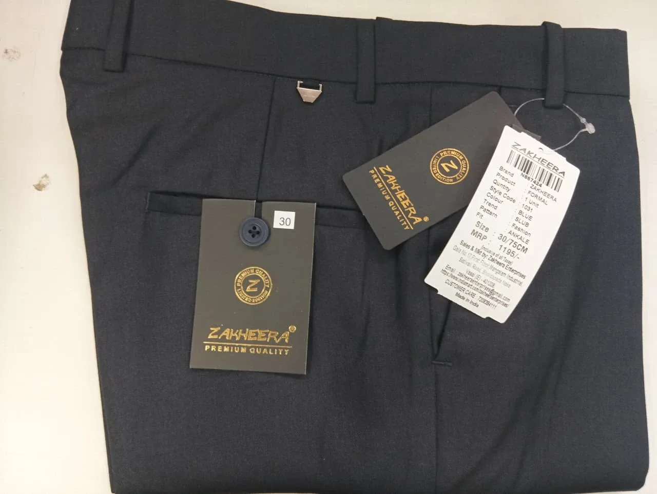 Zakheera Formal Trousers Size 32 image indicator(8)