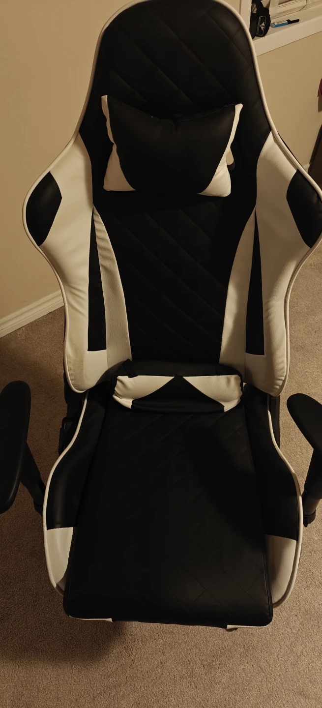 Black and White Gaming Chair - photo 3