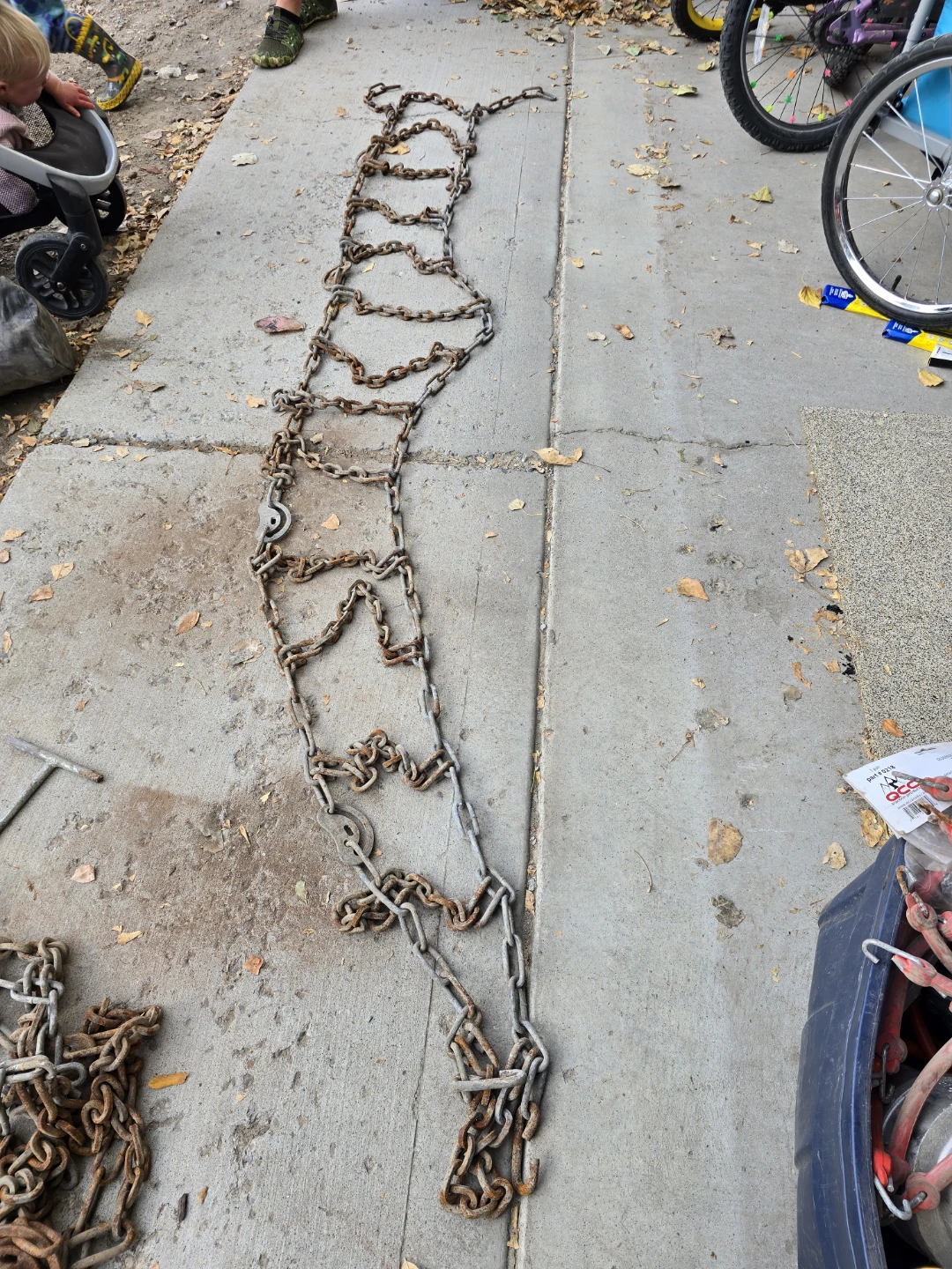Used Tire Chains - For Traction on Snow/Ice 11x22.5 - photo 2