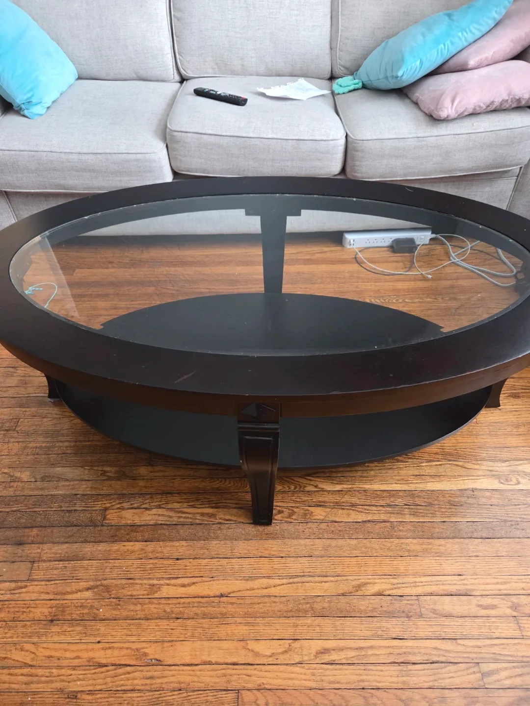Glass Top Coffee Table - Black image indicator(2)