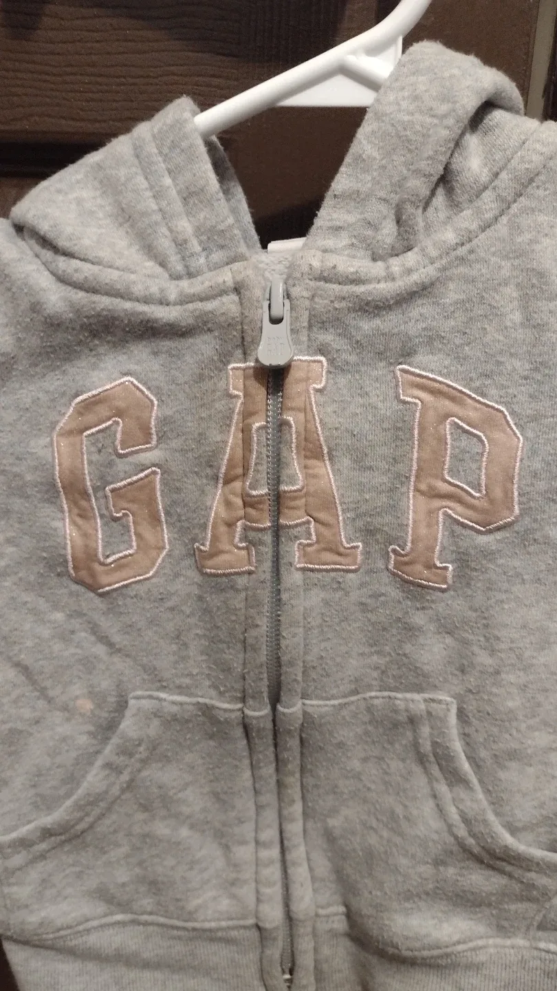 Baby Gap Grey Hoodie (18-24 Months) image indicator(2)