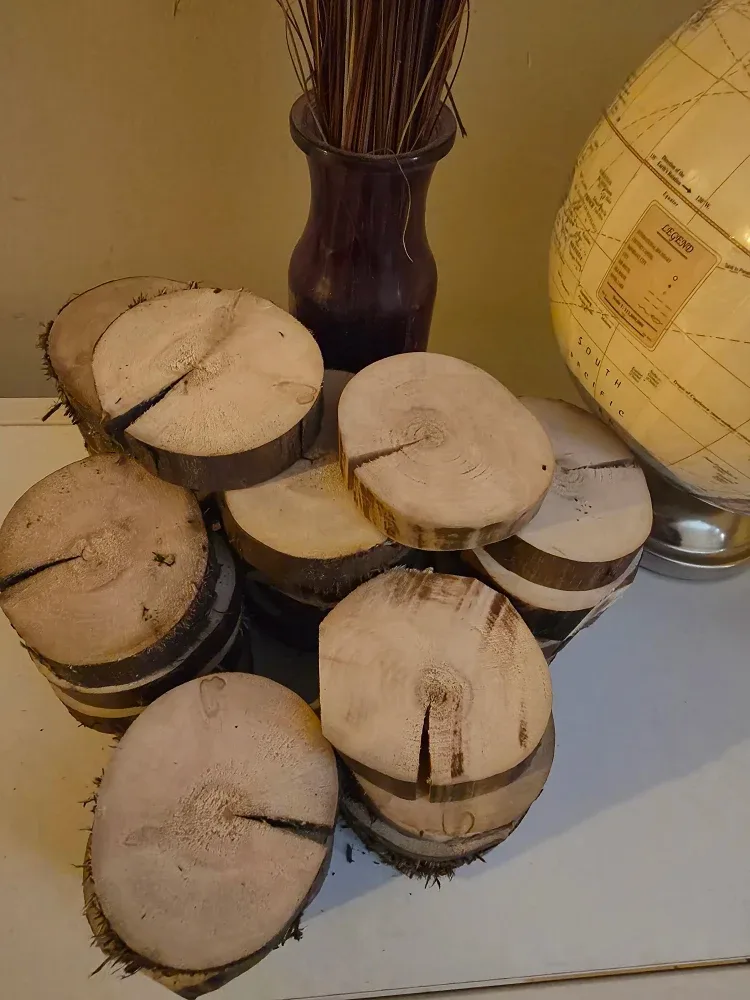 Wooden Tree Slice Coasters