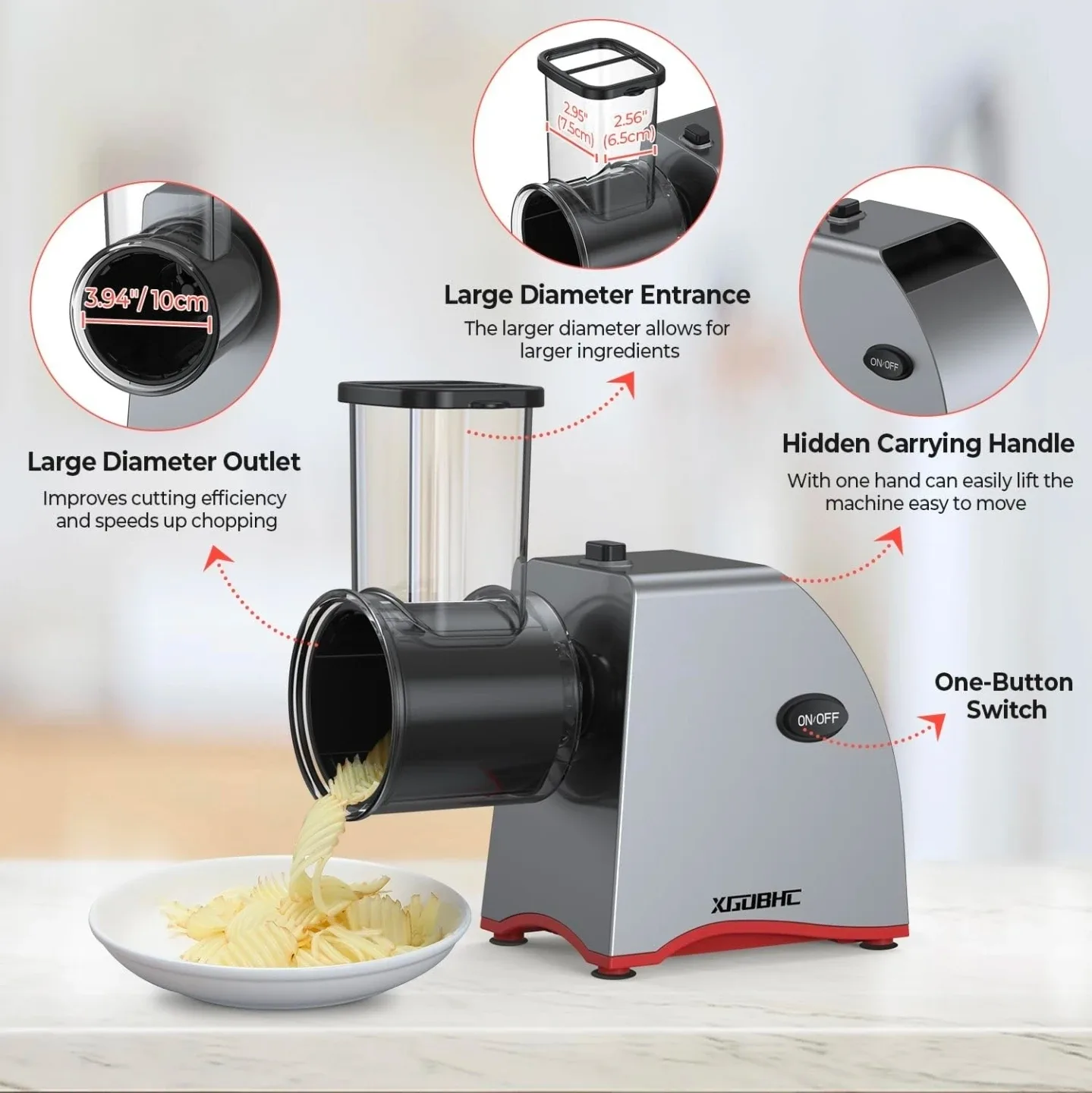 Electric Cheese Grater image indicator(4)