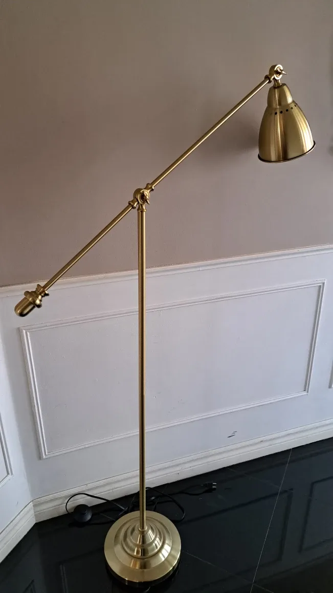 IKEA Brass Floor Lamp