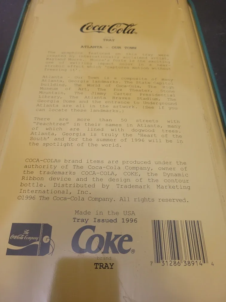 Coca-Cola Atlanta Fair Town Tray image indicator(6)