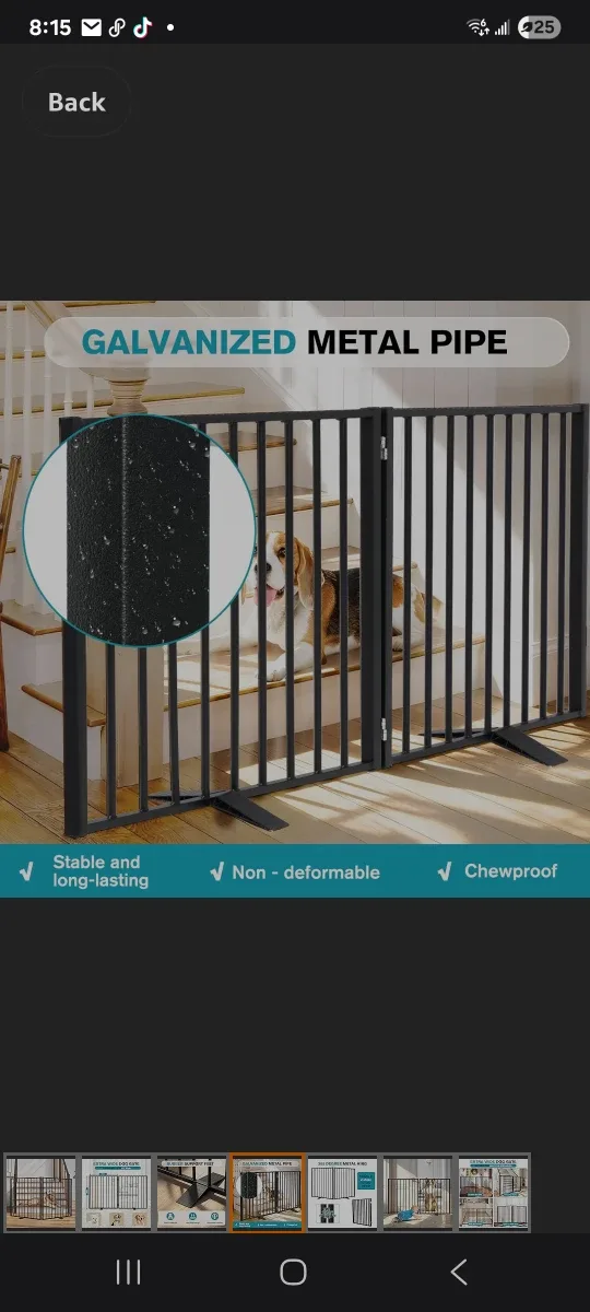 Extra Wide Dog Gate Up to 52 Inch Wide brand new image indicator(4)