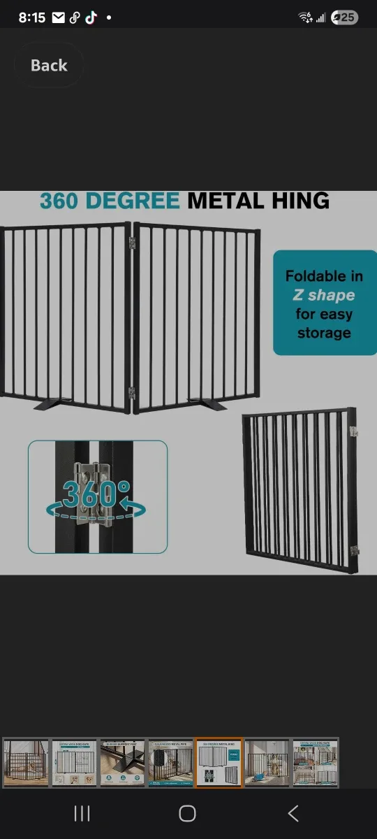 Extra Wide Dog Gate Up to 52 Inch Wide brand new image indicator(5)