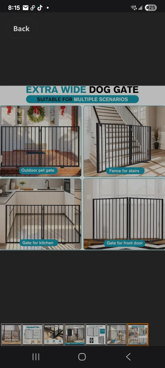 Extra Wide Dog Gate Up to 52 Inch Wide brand new image indicator(7)